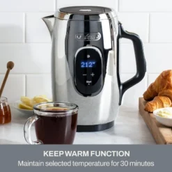 All-Clad 1.5L Electric Kettle With Touchscreen, 1500W, Stainless Steel -Household Kettle Shop GUEST f72c42bd 4631 46b3 ab2c e07dc4528916