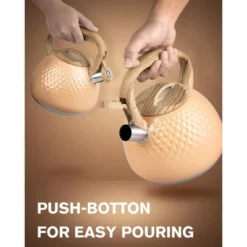 Itopfox Tea Kettle With Loud Whistle, 2.5 Quart Stovetop Kettle, Food Grade Stainless Steel, Anti-Hot Ergonomic Handle, Suitable For All Heat Sources -Household Kettle Shop GUEST f89529a7 1bb7 4655 96ca 08ef299ca9aa