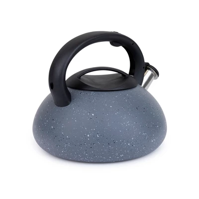 Elle Décor 3 Quart Stovetop Whistling Tea Kettle, Granite Finish, Fast Boil For Gas & Electric Stovetops 9 Elle Décor 3 Quart Stovetop Whistling Tea Kettle, Granite Finish, Fast Boil For Gas & Electric Stovetops - Image 7