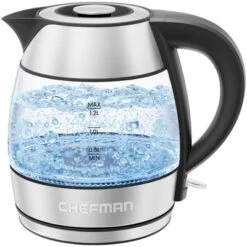 Chefman Rapid Boil 1.2L Electric Tea Kettle -Household Kettle Shop GUEST fb0c689a 552f 40fe 9c33 a490525d0b99