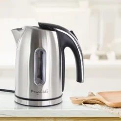 Mega Chef 1.2Lt. Stainless Steel Electric Tea Kettle -Household Kettle Shop GUEST fb360f14 1226 4fb5 9292 3d5400b06c40