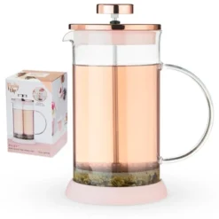 Pinky Up Piper Gold Press Pot Tea And Coffee Maker -Household Kettle Shop GUEST fc1159aa d356 4c32 bd13 0b674431dded